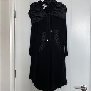 Joseph Ribkoff Sweater Coat with Hood Size 14